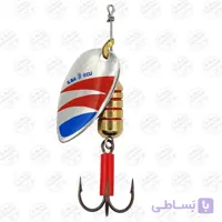 لانسه ماهیگیری سایز ۳ ایلبا  Silver – red blue ilba