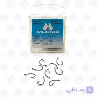 قلاب موستاد برنزی سایز ۱۲ بسته ۵۰ عددی MUSTAD 5301 BR