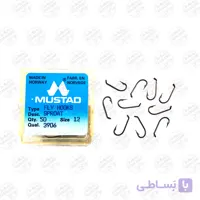 قلاب موستاد برنزی سایز 14 بسته ۵۰ عددی MUSTAD 3906B
