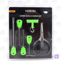 ست قیچی،تستر گره و سوزن و مته بویله ۵ عددی HIRSI BNS201