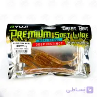 طعمه لور ماهی ژله ای ریوجی ۶ سانتی بسته ۱۰ عددی RYUJI ROCK FISH CREAM