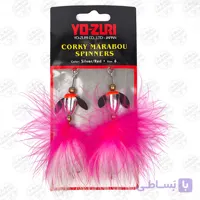 اسپینر کرکی Yo-Zuri ژاپن بسته ۲ عددی سایز ۱۰ Silver/Red