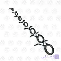 حلقه (گاید) یدکی چوب ماهیگیری ۲ تکه ۳ عددی کاپیتان