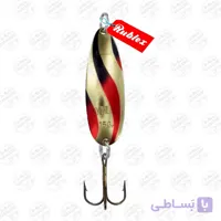 قاشقک ماهیگیری طلایی مشکی قرمز روبلکس ۶۰ میلیمتر ۱۵ گرم RUBLEX ORLAC 5 ONR