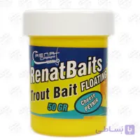 خمیر قزل آلای فلوت (شناور) طعم پنیر رنگ نارنجی رنات ,Renat Trout Dough Cheese Floating