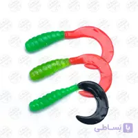 طعمه ماهیگیری دم داسی بسته ۳ عددی مدل B31