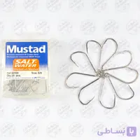 قلاب پایه کوتاه نیکل سفید پشت خاردار ۹۲۱۵۵ سایز ۰/۵ بسته ۱۰ عددی