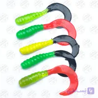 طعمه ماهیگیری دم داسی بسته ۵ عددی مدل S52
