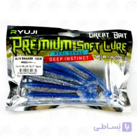 طعمه لور ماهی ژله ای ریوجی ۱۰ سانتی بسته ۶ عددی RYUJI SLIM SHAKER GLOWY