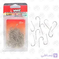 قلاب ماهیگیری VMC  ۹۲۹۱ نیکل نقره ای سایز ۱۰ بسته ۱۰ عددی