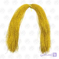 ریسه رنگی تینسل پشه بافی طلایی