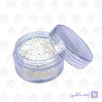 اکلیل سفید هولوگرام چندضلعی مخصوص خمیر های ماهیگیری ۵گرم