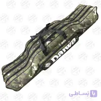 کیف لنسر ماهیگیری سه زیپ  ۱۳۰ سانتی طرح استتار سبز