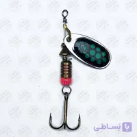 لانسه مپس مشکی خال سبز سایز ۲
