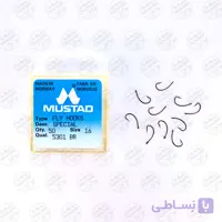 قلاب موستاد برنزی سایز 16 بسته 10 عددی MUSTAD 3904A