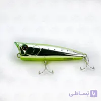لور پاپر فلوت UV ریوجی ۱۰سانت، ۲۴ گرم قلاب ST46 – NO:4 مدل RYUJI POP WALKER 100 GREEN CHART UV