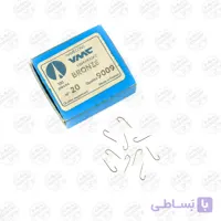 قلاب وی ام سی VMC فرانسه نیکل 9009 سایز 19 بسته ۱۰۰ عددی