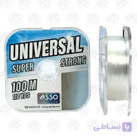 نخ ماهیگیری نایلون شفاف یونیورسال آسو ایتالیا ۱۰۰متر سایز۰.۳۰، ASSO UNVERSAL 0.30,100M