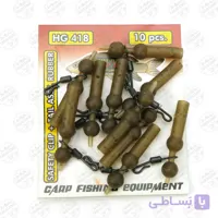 هلی بید و بافر همراه کوییک چنج استتاری افه , EF&FE SAFETY CLIP+ TAIL ASST. RUBBER HG418