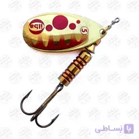 لانسه ماهیگیری سایز ۵ ایلبا ۲۰ گرمی Gold/Red Bubble ilba