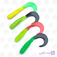 طعمه ماهیگیری دم داسی بسته ۴ عددی مدل S42