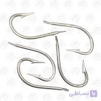 قلاب موستاد بدون چشمه دریایی آب شور سایز ۸/۰ بسته ۵ عددی MUSTAD Hameçons à Thon HOOKS 722