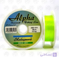 نخ ماهیگیری فسفری آلفا شکسپیر آلمان سایز ۰.۱۶، ۱۰۰ متر Alpha Shakespeare