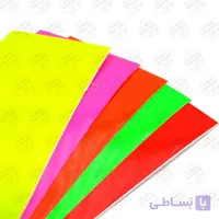 برچسب فلوروسنت (UV) ۵ رنگ ۲۰ سانتیمتری کد HE24