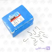 قلاب وی ام سی VMC فرانسه 9284N نیکل سایز 8 بسته ۱۰ عددی