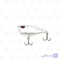 لور فلوت مینی پاپر شب تاب زبرا ریوجی ۴ سانت، ۲.۸ گرم مدل RYUJI MINI POPPER ZEBRA GLOW