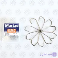 قلاب پایه بلند سفید پشت خاردار ۹۲۲۴۷ سایز ۰/۶ بسته ۱۰ عددی