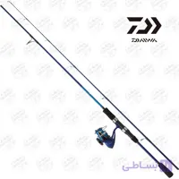 ست چوب و چرخ ماهیگیری میکس کربن دو تکه ۲۷۰ سانت دایوا مدل DAIWA DW 902 HFS BF + DW 4000 B 14-42gr