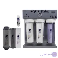 دستگاه تصفیه آب آکوآ اسپرینگ مدل  S7-KZ-7070 همراه 3فیلتر هدیه و رسوب گیر اسکالکس پلاس