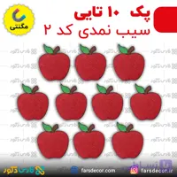 پک 10 تایی سیب نمدی کد 2 مگنتی
