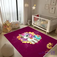 فرشینه طرح اسب تک شاخ با ترمز کد 719