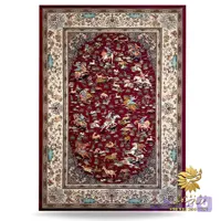 فرش شکارگاه لاکی 1500 شانه دستباف گونه