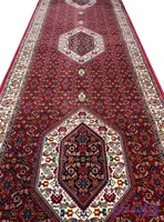 فرش کناره طرح ماهی بیجار لاکی 700 شانه تراکم 2100 کد 1075