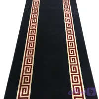 فرش تشریفاتی ورساچه زمینه سورمه ای کد 10524