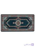 پشتی ماشینی طرح کارینا رنگ سرمه ای 700 شانه کد 390