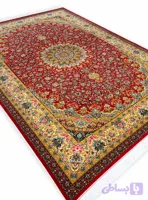 فرش ابریشم طرح فروغ 1700 شانه تراکم 5100 کد Q227