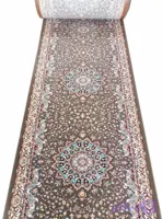 فرش کناره طرح اطلس گردویی 500 شانه کد 745