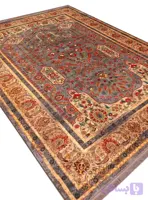 فرش هلنا طرح سلطان رنگ طوسی 1200 شانه کد 25NH0070
