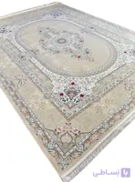 فرش هستی 1500 شانه 10 رنگ طلاکوب تراکم 4500 کد 1512