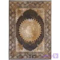 فرش وینتیج طرح آرین رنگ دودی برجسته 1200 شانه کد 733222