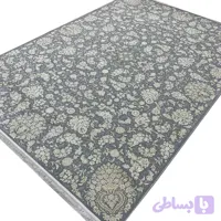 فرش افشان طرح زراسا بدون حاشیه طوسی 1500 شانه کد 3105505