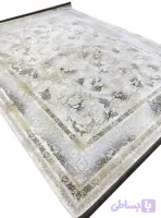 فرش کهنه نما طرح افشان طلاکوب گل برجسته 1200شانه کد 8080