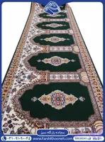 فرش سجاده طرح بارگاه سبز 500 شانه کد 50541