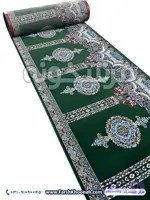 فرش سجاده ای طرح ماهور رنگ سبز 700 شانه کد 702125