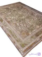 فرش افشان وینتیج طرح سلین یاسی 1500 شانه 10 رنگ کد 3101207