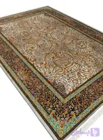 فرش تندیس طرح نوین نقره ای 1500 شانه کد 2000005160